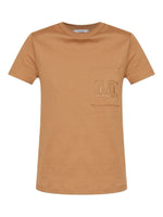 Brown Crewneck Logo T-Shirt 1