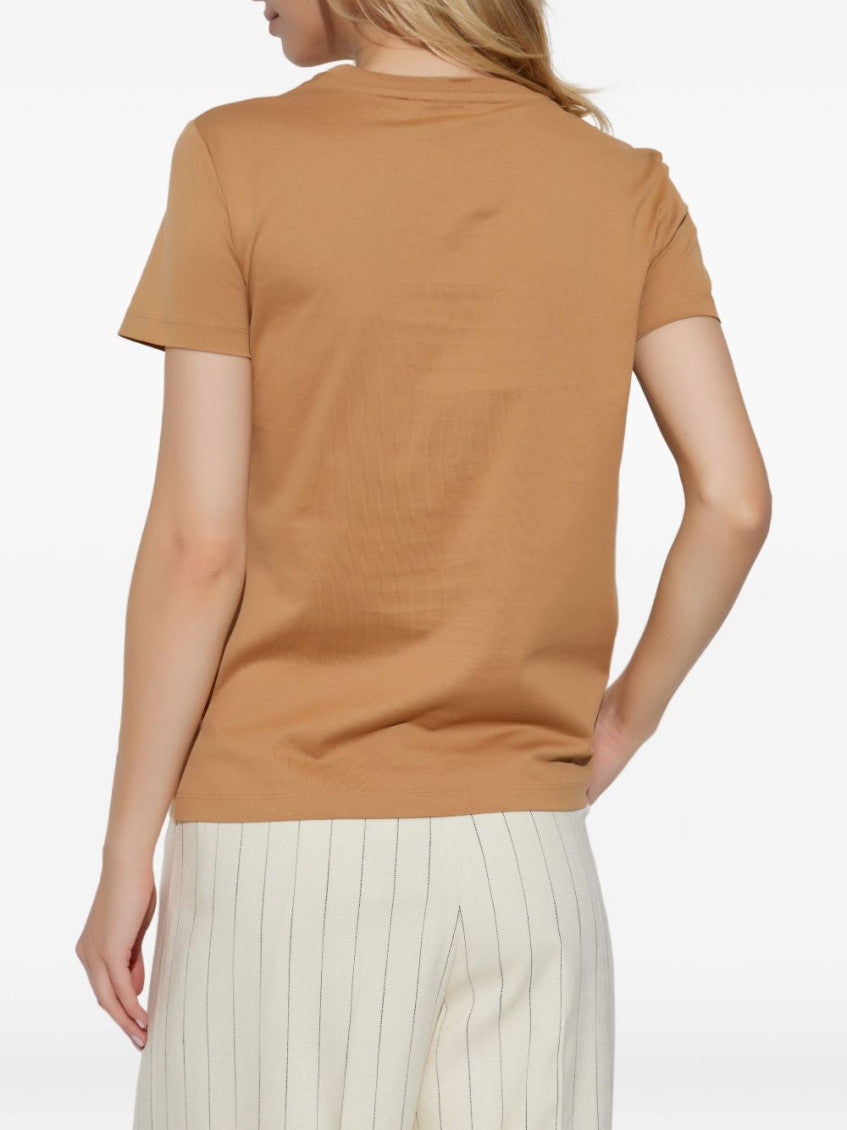 Brown Crewneck Logo T-Shirt 2