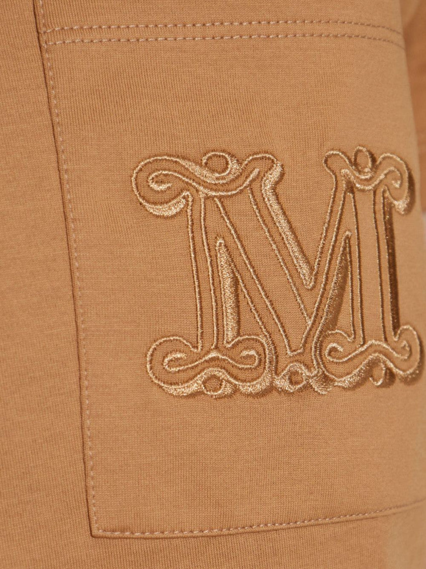 Brown Crewneck Logo T-Shirt 5