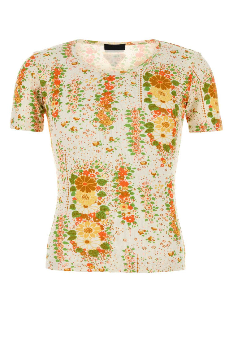 Multi Color Printed Cotton T-shirt 1