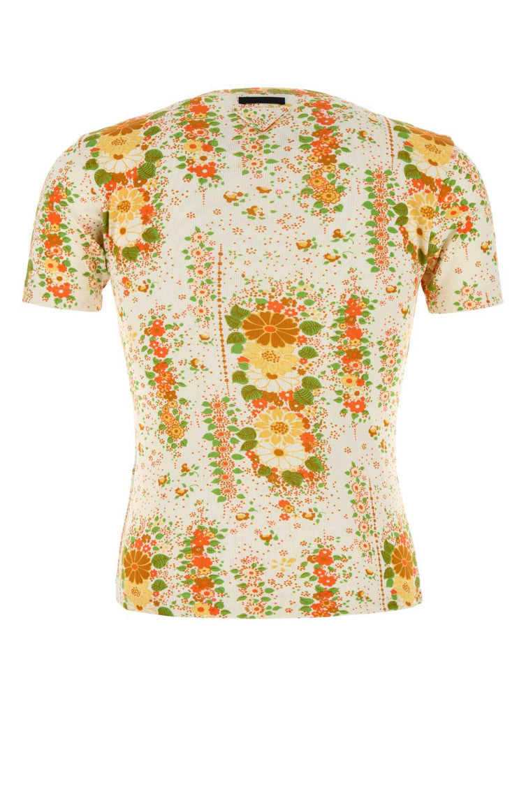 Multi Color Printed Cotton T-shirt 2