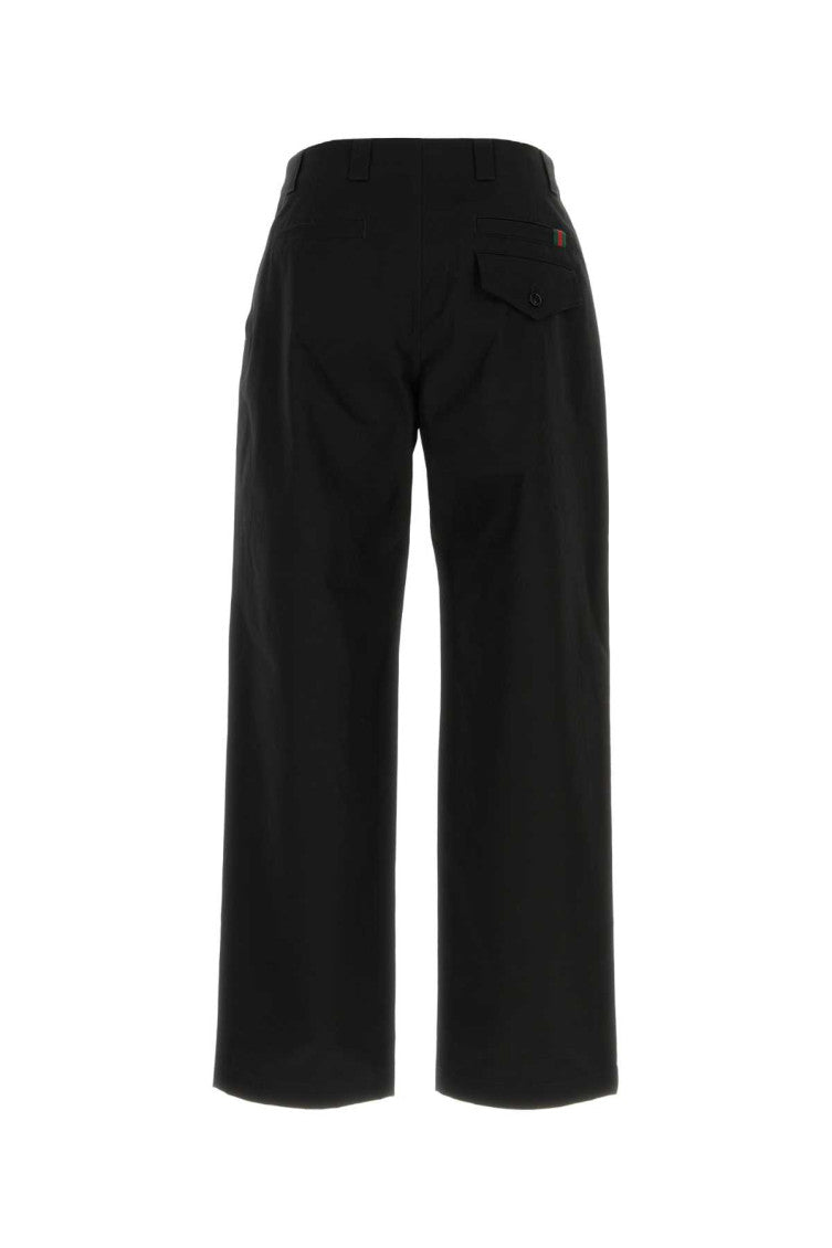 Black Cotton Trousers 2