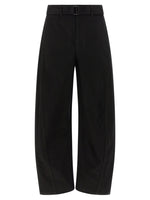 Black Twisted Belted Trouser 1