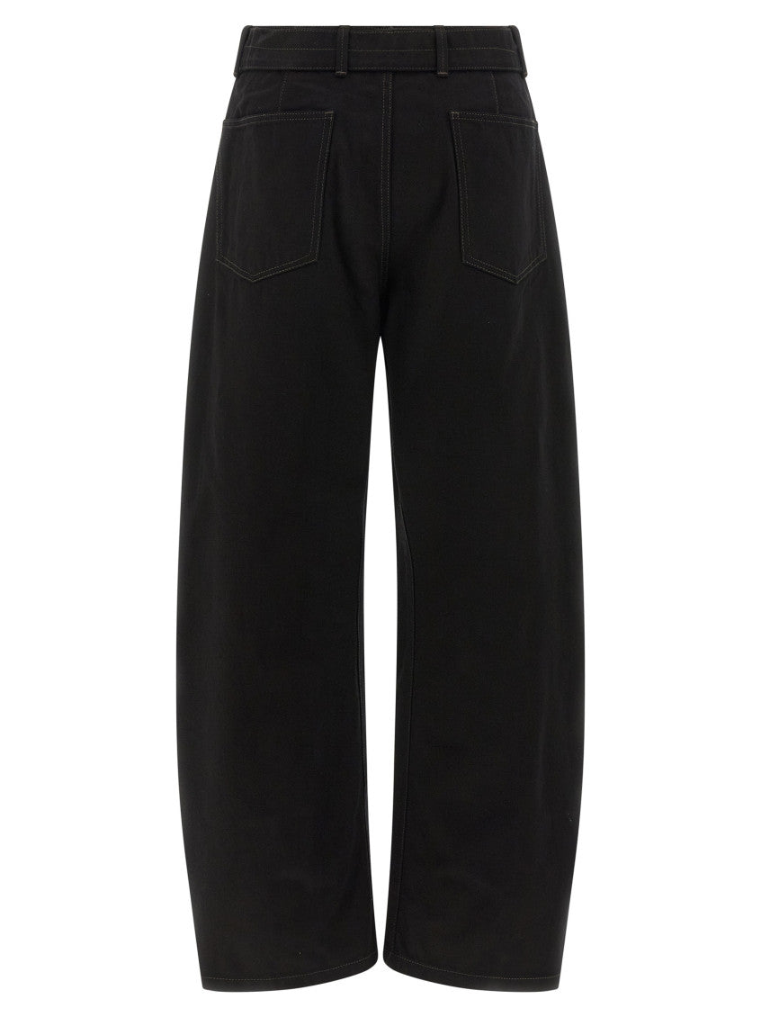 Black Twisted Belted Trouser 2