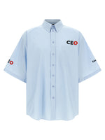 Light Blue Uniform Logo Shirt 1