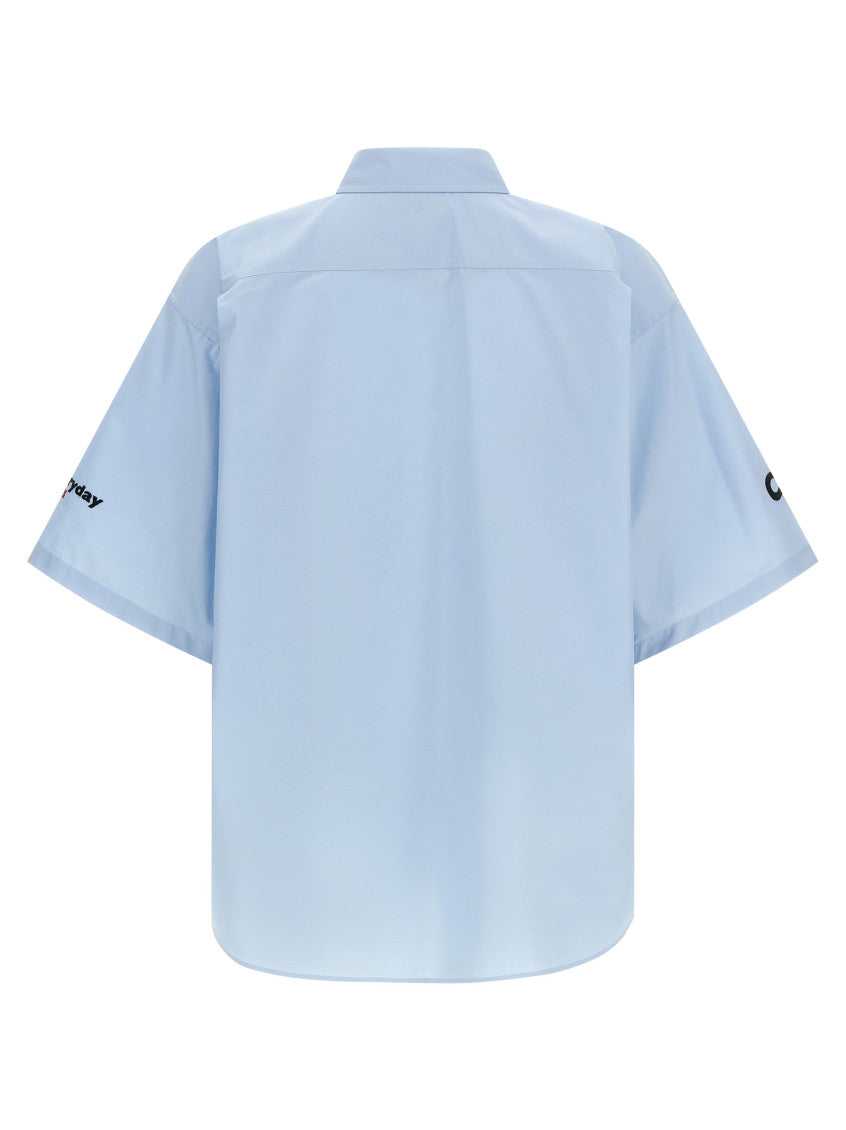 Light Blue Uniform Logo Shirt 2