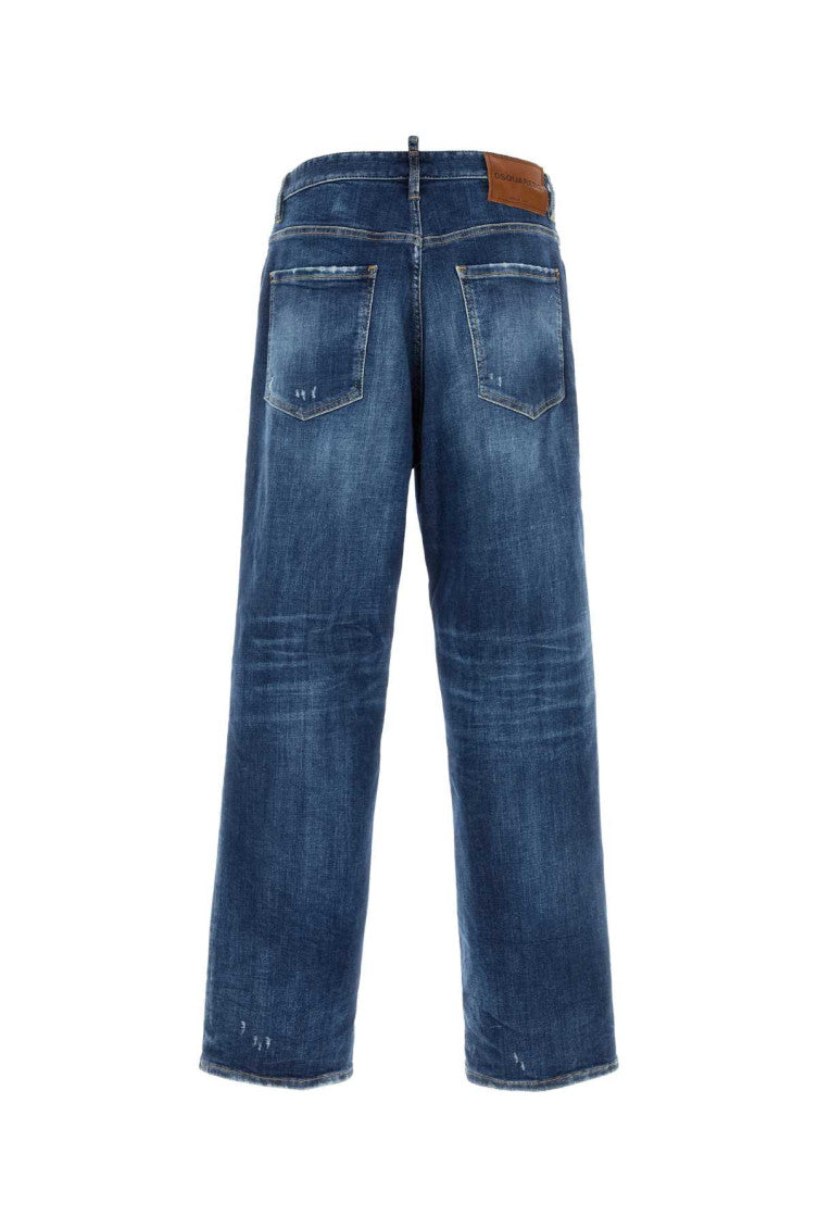 Blue Loose Fit Jeans 2