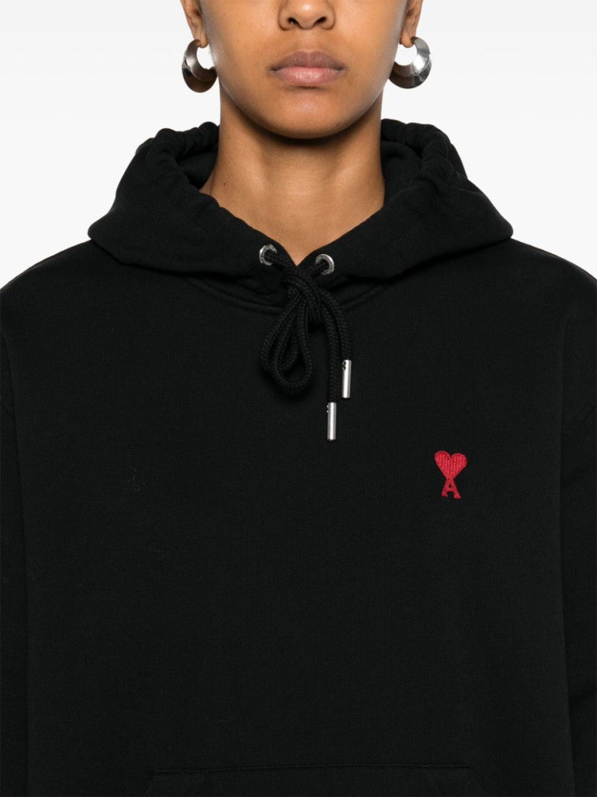 Black Long Sleeves Logo Hoodie 3