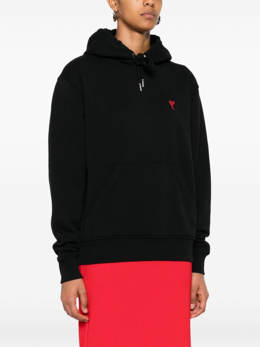 Black Long Sleeves Logo Hoodie 5