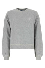 Grey Crewneck Logo Sweatshirt 1