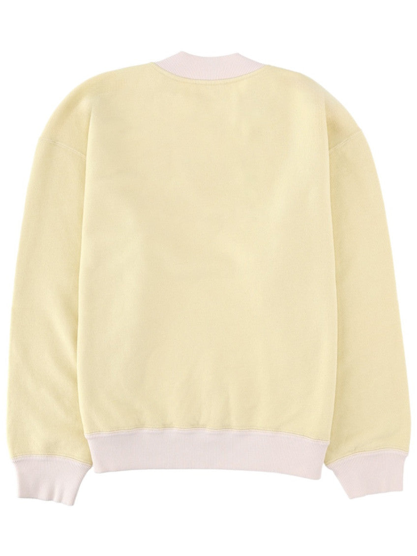 Pale Yellow Solid Sweatshirt 2
