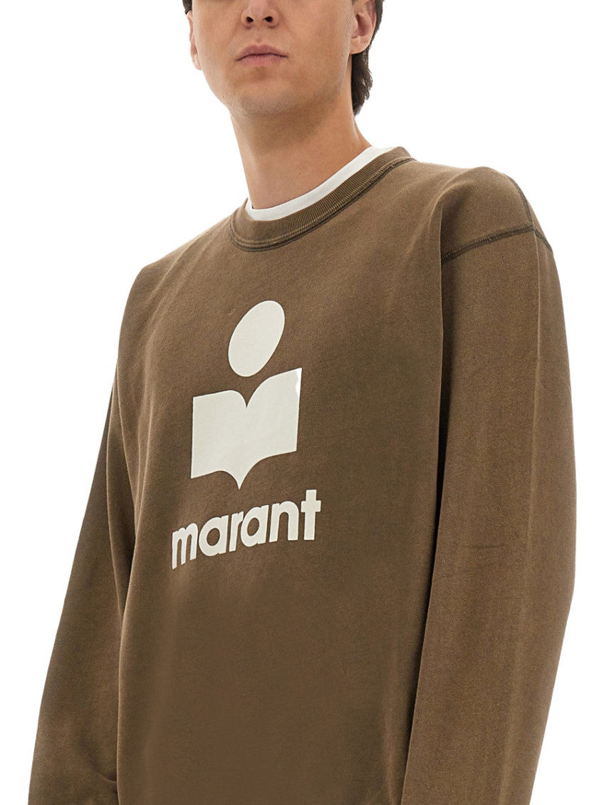 Brown Crew Neck Sweatshirt 4