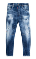 Blue Mid Rise Jeans 1