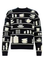 Black Crew Neck Sweater 1