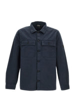 Dark Blue Regular Overshirt 1