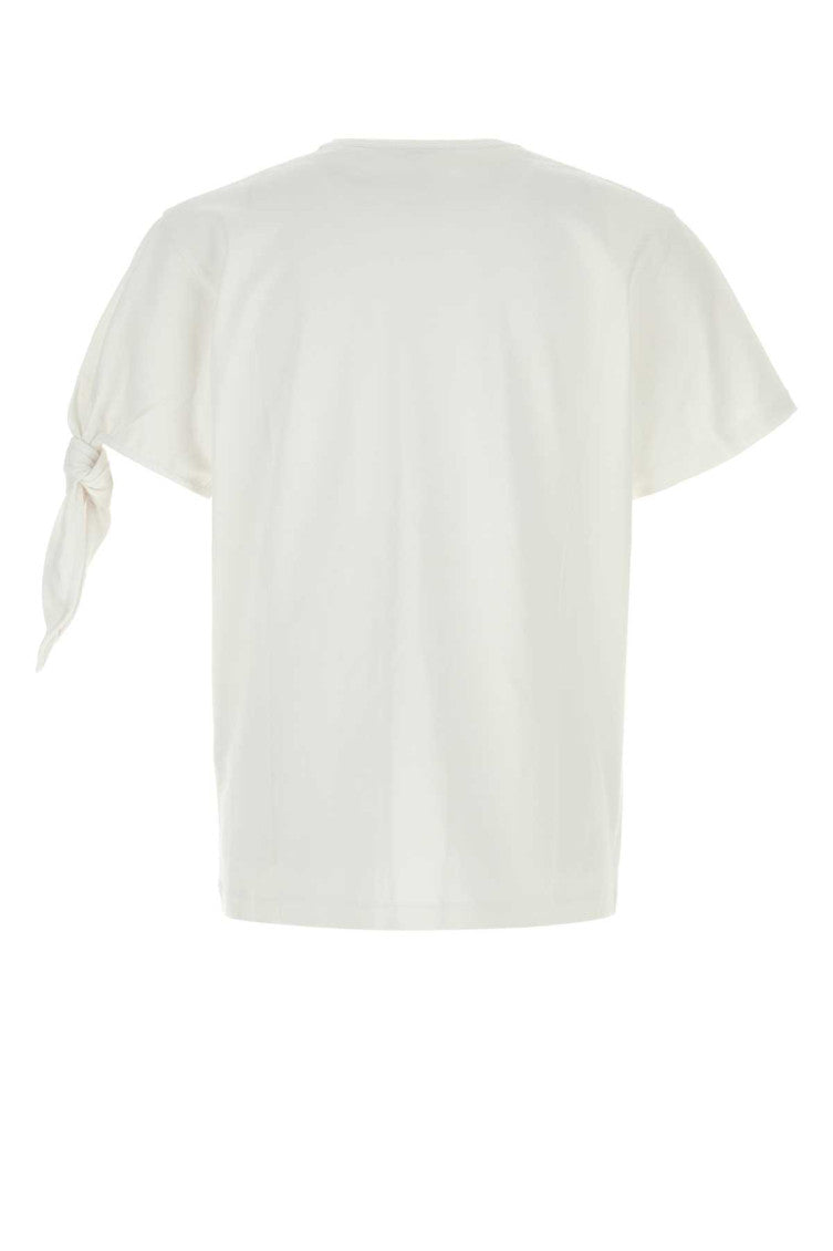 White Crew Neck T-Shirt 2