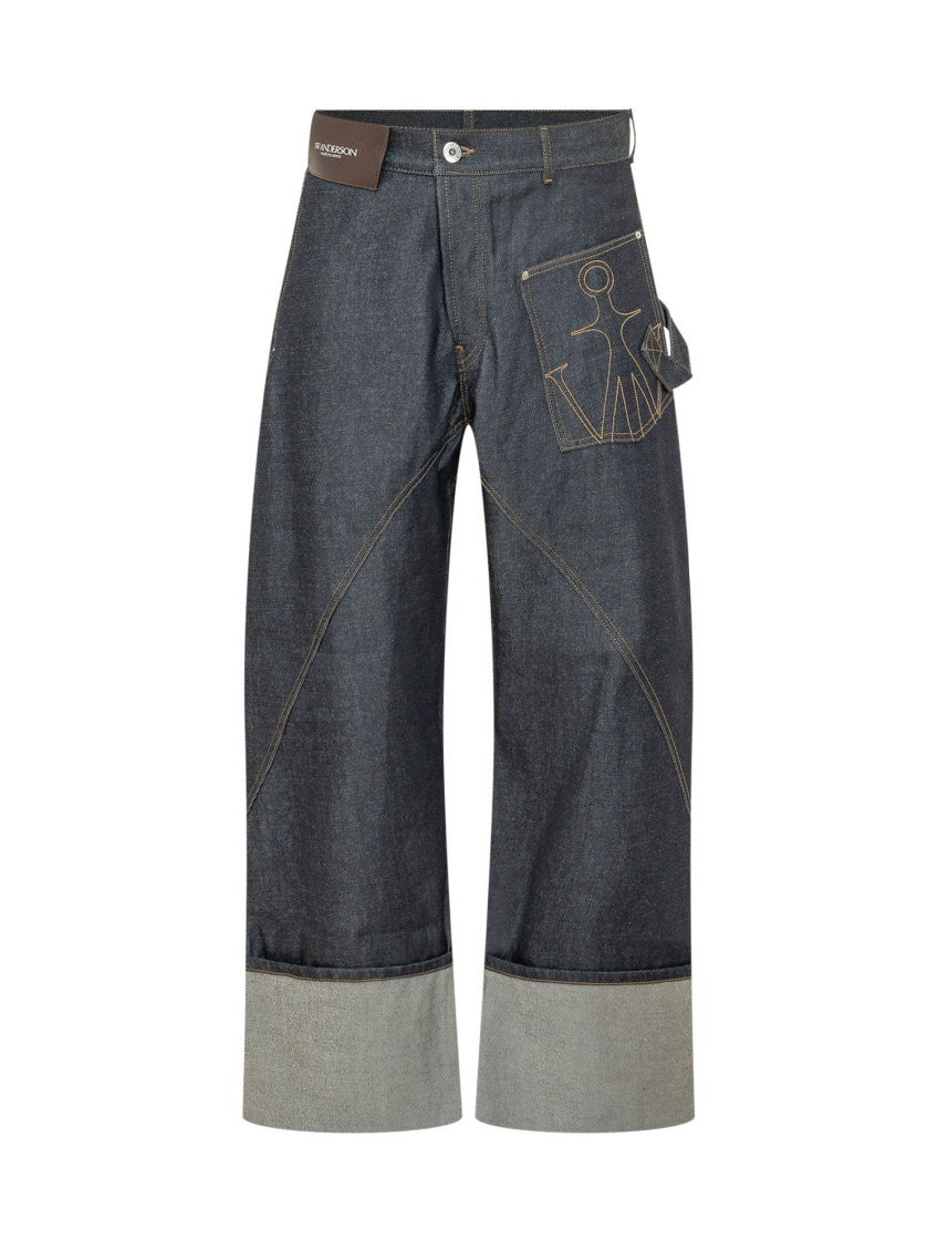 Indigo Blue Loose Jeans 1