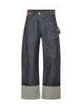 Indigo Blue Loose Jeans 1