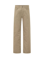 Beige Mid Rise Jeans 1