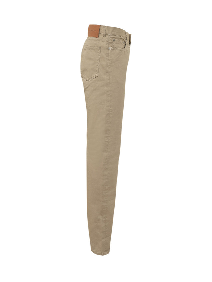 Beige Mid Rise Jeans 3