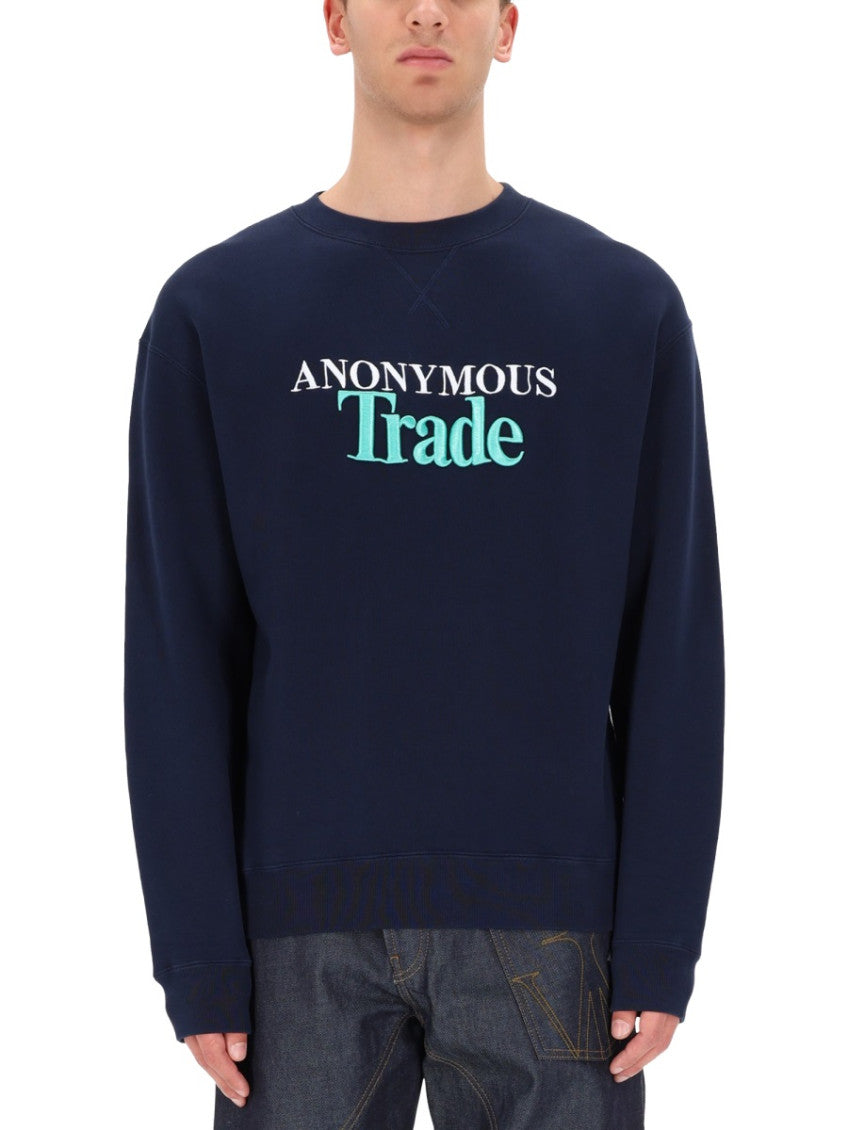 Navy Blue Graphic Sweatshirt 3