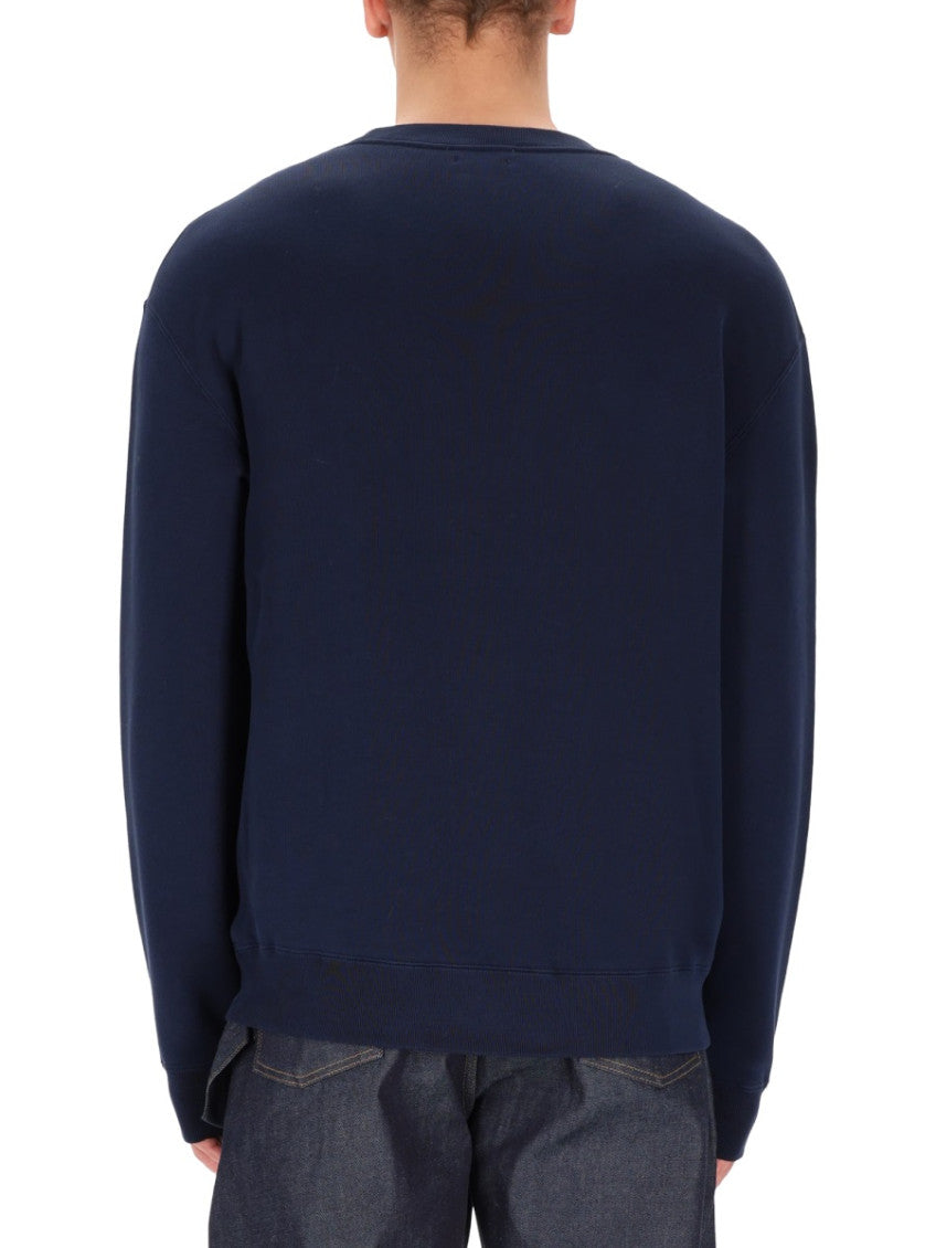 Navy Blue Graphic Sweatshirt 4