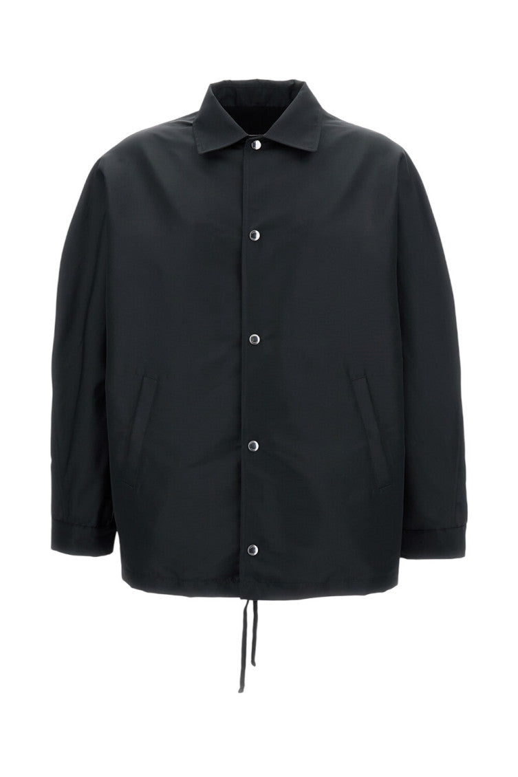 Black Shirt Collar Jacket 1