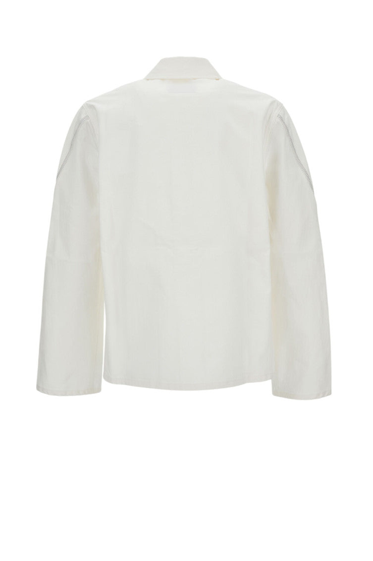 White Shirt Collar Jacket 2