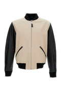 Beige Regular Bomber Jacket 1