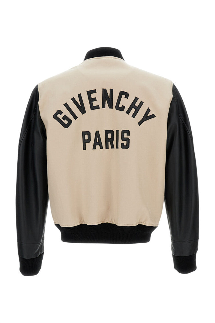 Beige Regular Bomber Jacket 2
