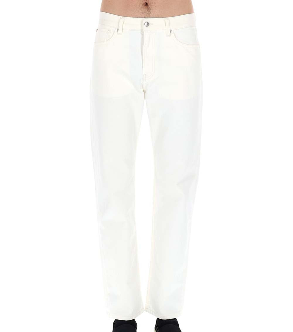 Off White Mid Rise Jeans 1