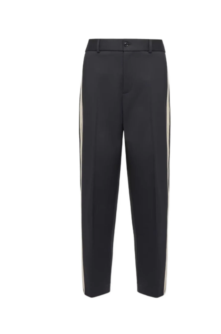 Dark Blue Tailored Trousers 1