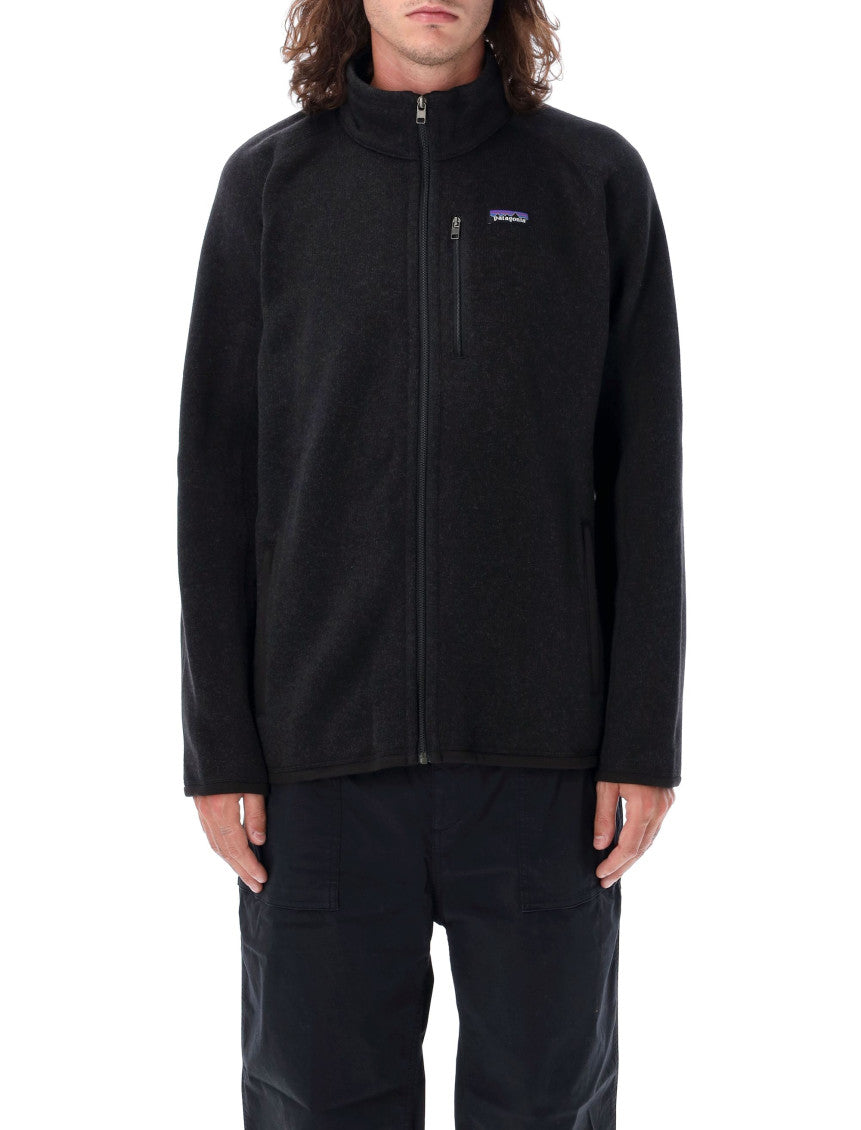 Black Mock Collar Jacket 1