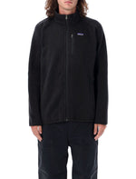 Black Mock Collar Jacket 1