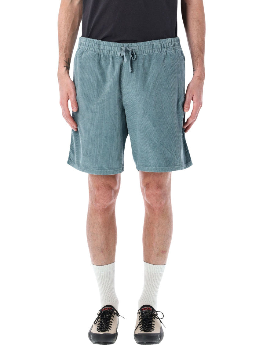 Blue Sage Textured Shorts 1