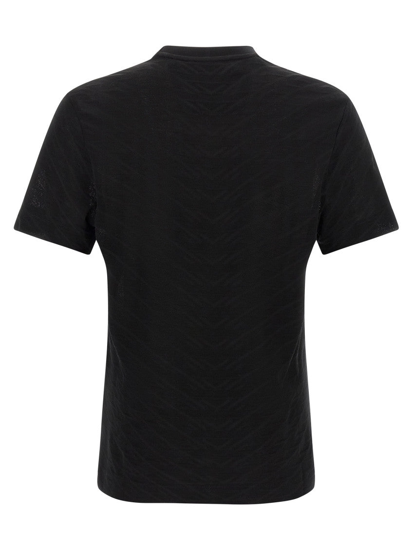 Black Crew Neck T-Shirt 2