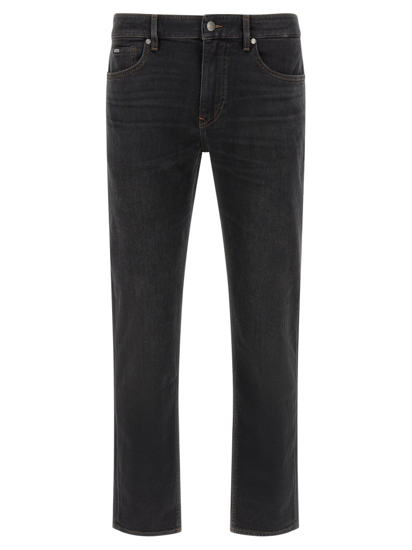 Black Mid Rise Jeans 1