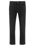 Black Mid Rise Jeans 1