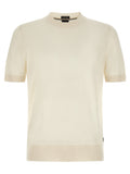Off White Solid T-Shirt 1