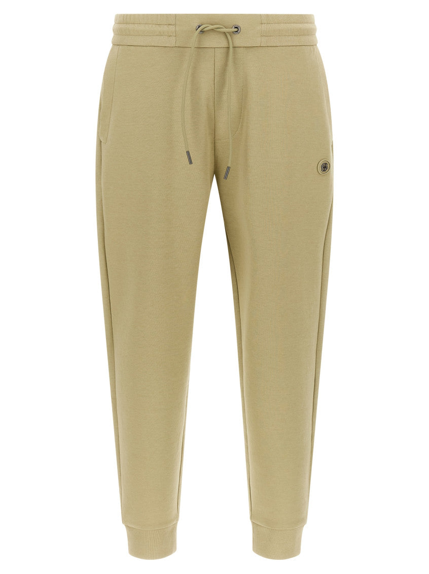 Beige Regular Joggers 1