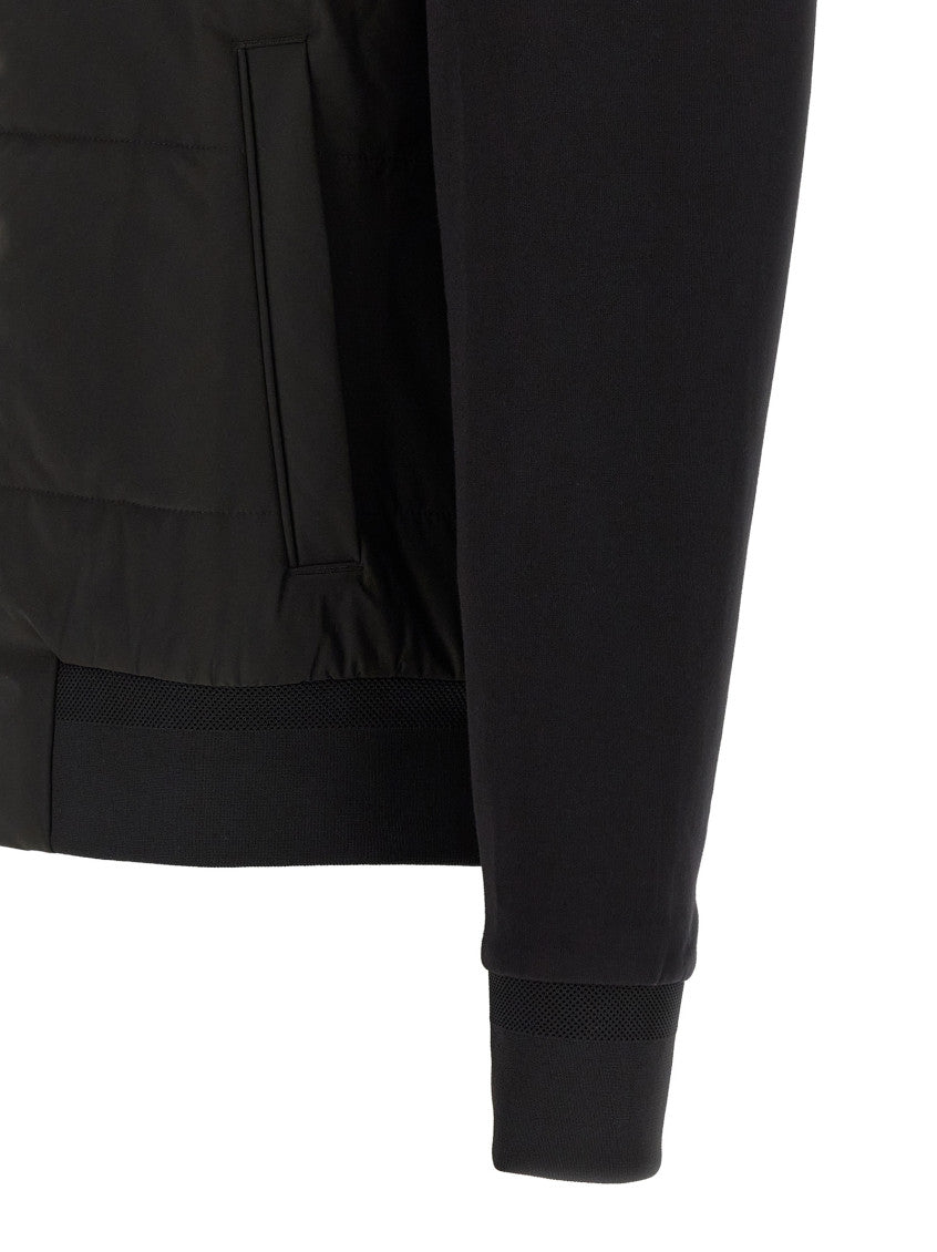 Black Zip-Up  Sweatshirt 4