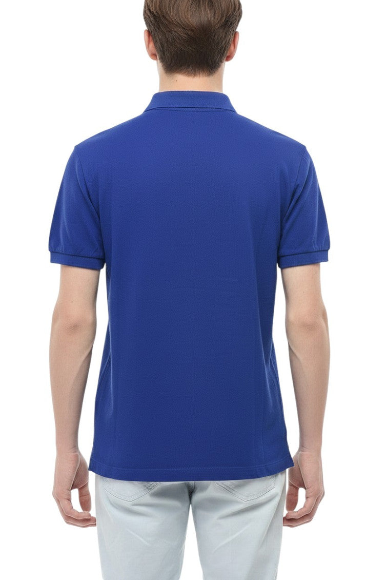 Blue Shirt Collar Polo 2