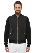 Black Solid Sleeveless Jacket 1