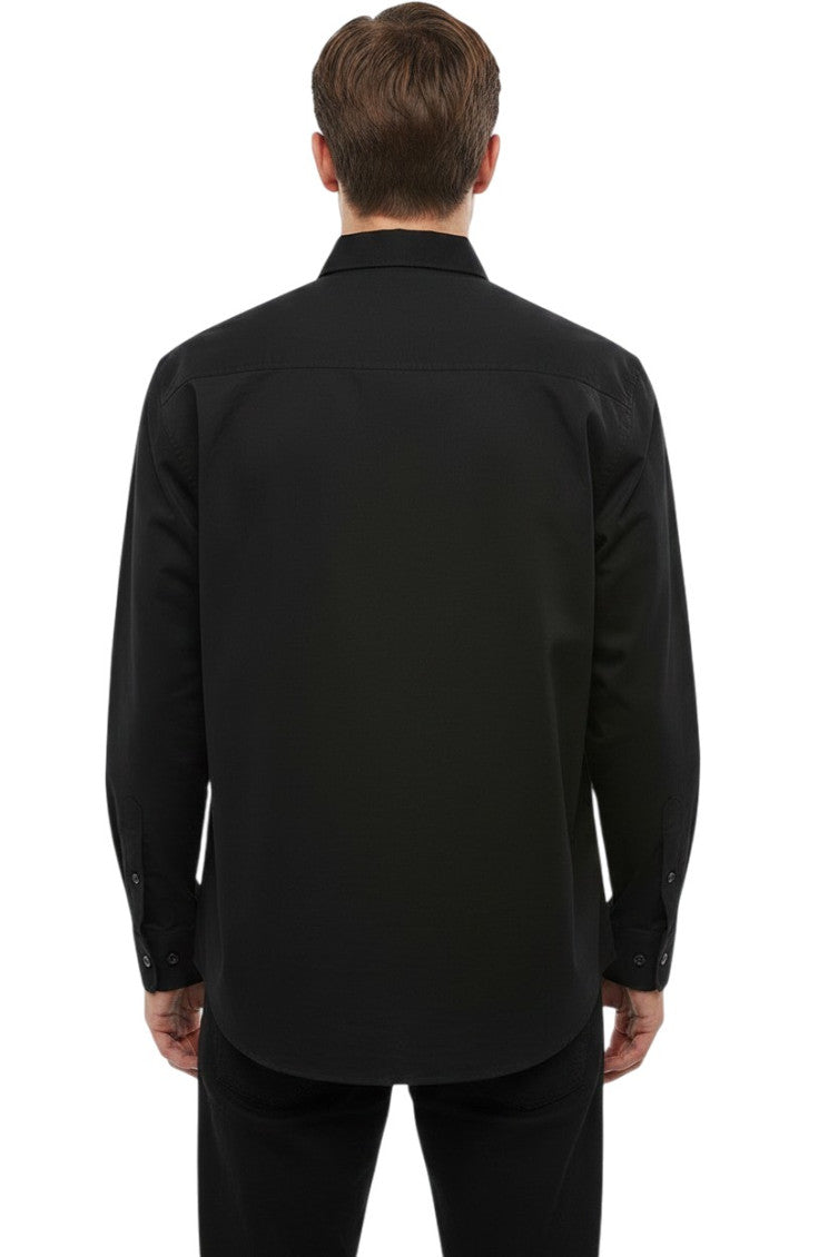 Black Regular Logo Shirt 2