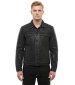 Black Shirt Collar Jacket 1