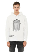White Graphic Logo Hoodie 1