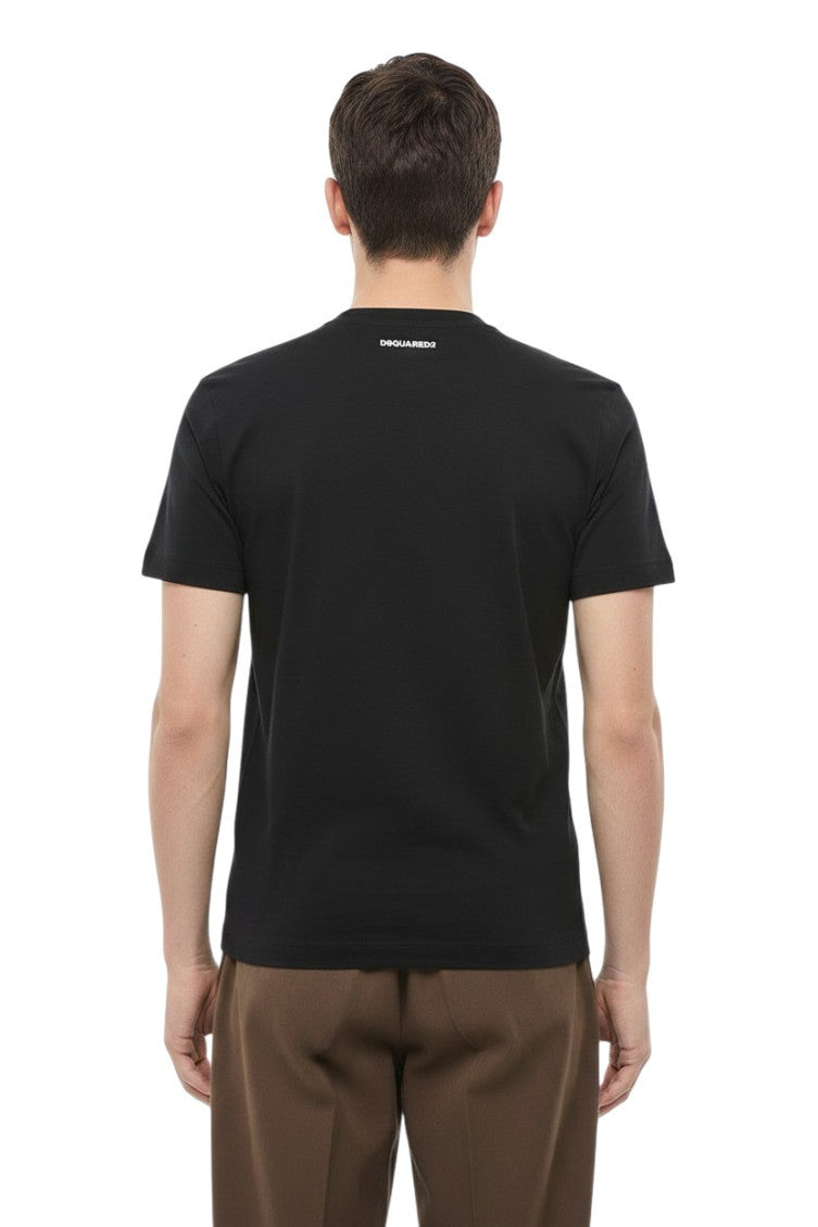 Black Crew Neck T-Shirt 2