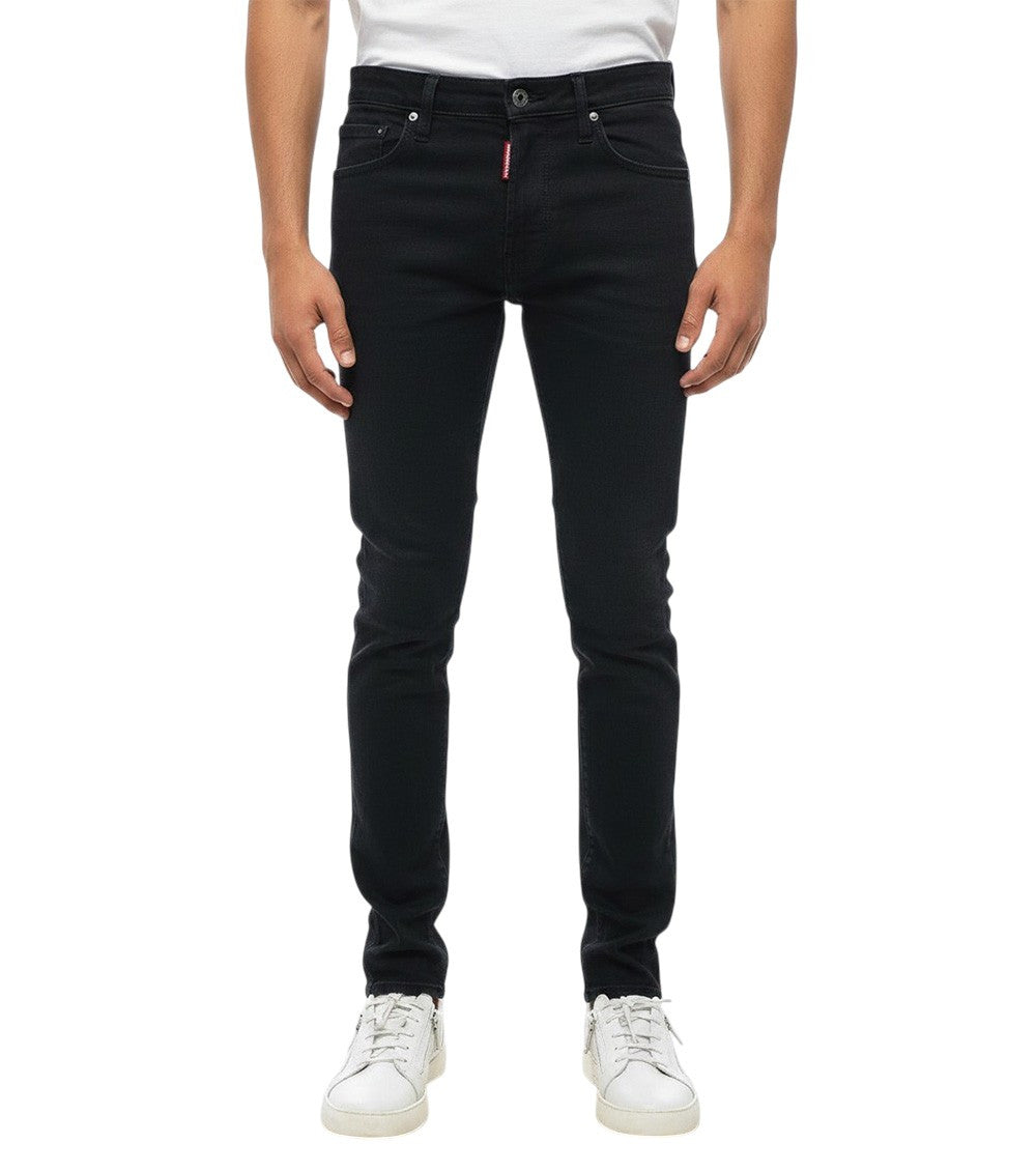 Black Mid Rise Jeans 1