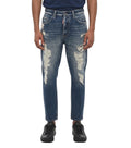 Blue Mid Rise Jeans 1