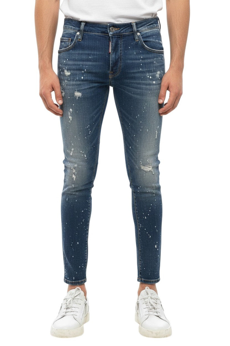 Blue Mid Rise Jeans 1
